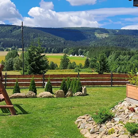 Шале Osada Orlica Klimatyczne Z Widokiem Na Gory I Termalnym Sauna Jacuzzi 4 Km Od Zieleniec Arena Lasowka