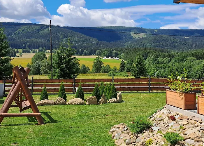 Chalet Osada Orlica Klimatyczne Z Widokiem Na Gory I Termalnym Sauna Jacuzzi 4 Km Od Zieleniec Arena Lasowka