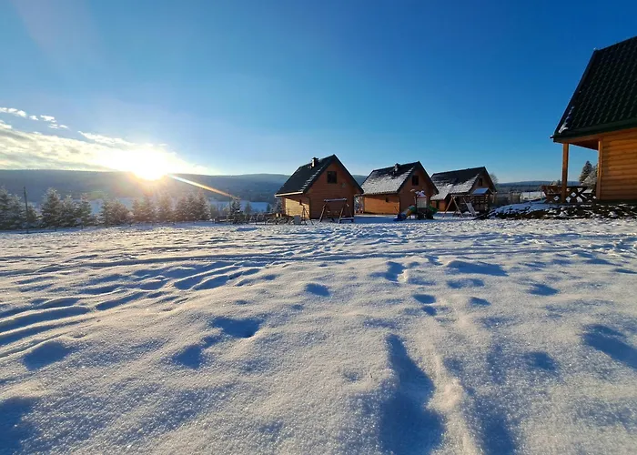 Osada Orlica Klimatyczne Z Widokiem Na Gory I Termalnym Sauna Jacuzzi 4 Km Od Zieleniec Arena * Lasowka